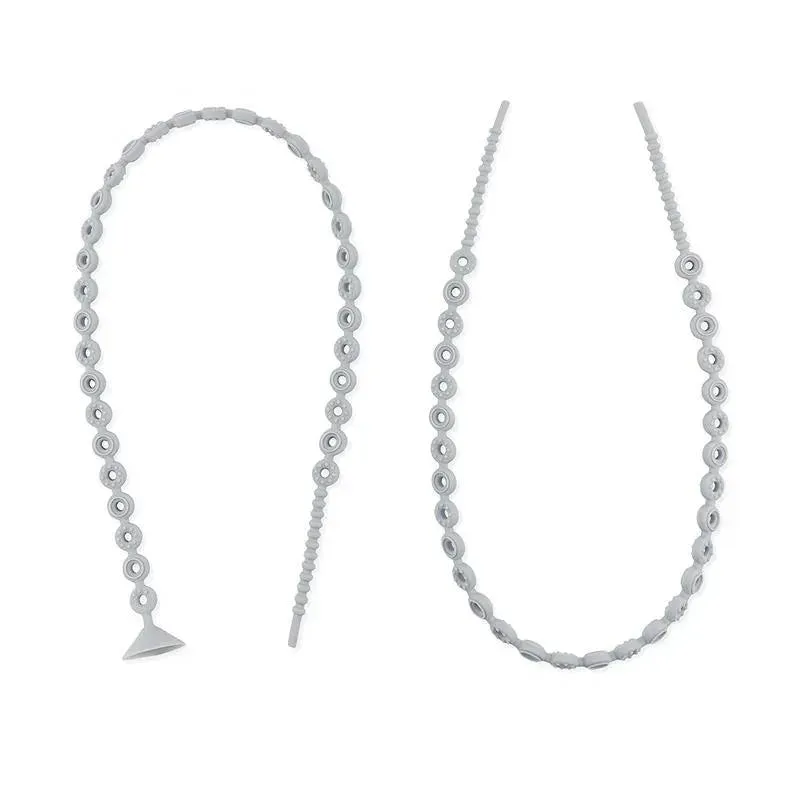 Bumkins - Gray Silicone Accessory Tethers