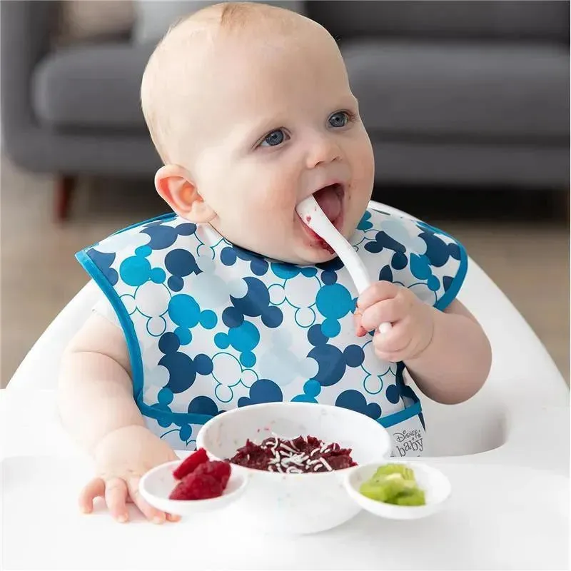 Bumkins - Mickey Mouse Vanilla Sprinkle Silicone First Feeding Set - Image 2