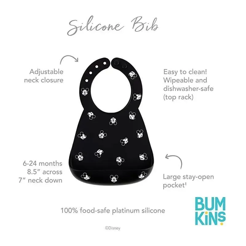 Bumkins Silicone Bib: Mickey Mouse - Image 4