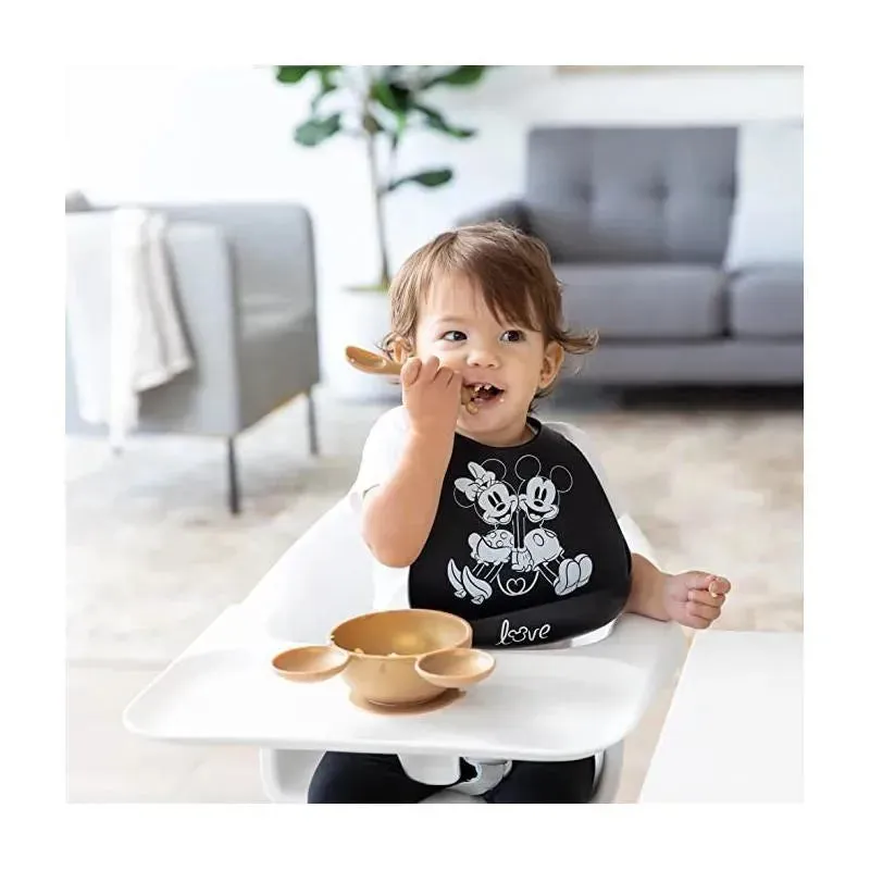Bumkins Silicone Bib: Mickey Mouse & Minie Mouse - Image 2