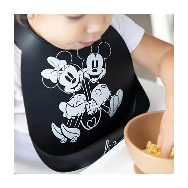 Bumkins Silicone Bib: Mickey Mouse & Minie Mouse - Image 3