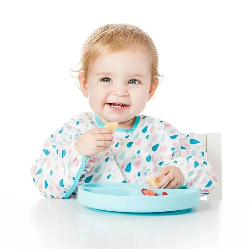 Bumkins Silicone Grip Dish, Blue - Image 3