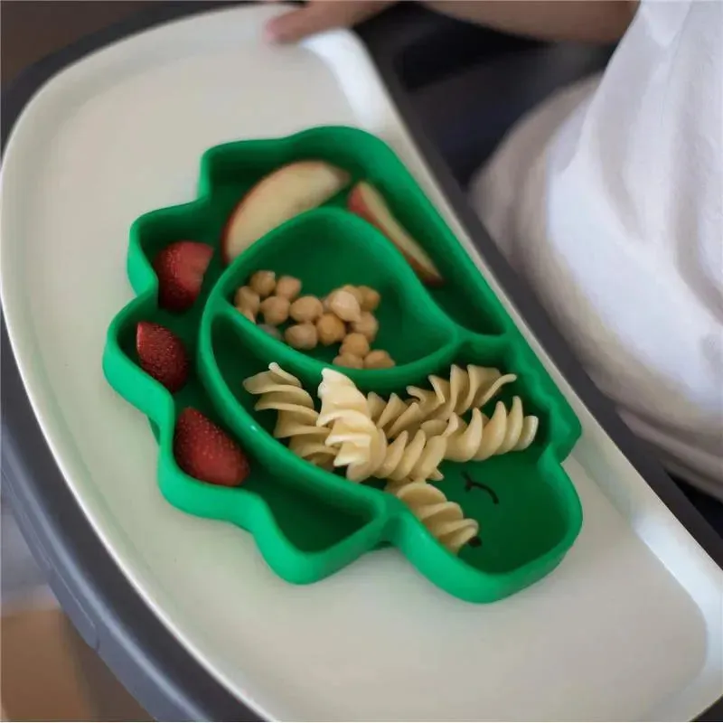 Bumkins Silicone Grip Dish - Dinosaur - Image 5