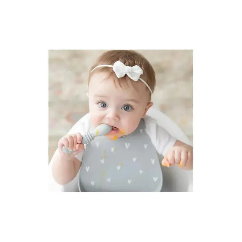 Bumkins - Silicone Molded Bib, Hearts - Image 3