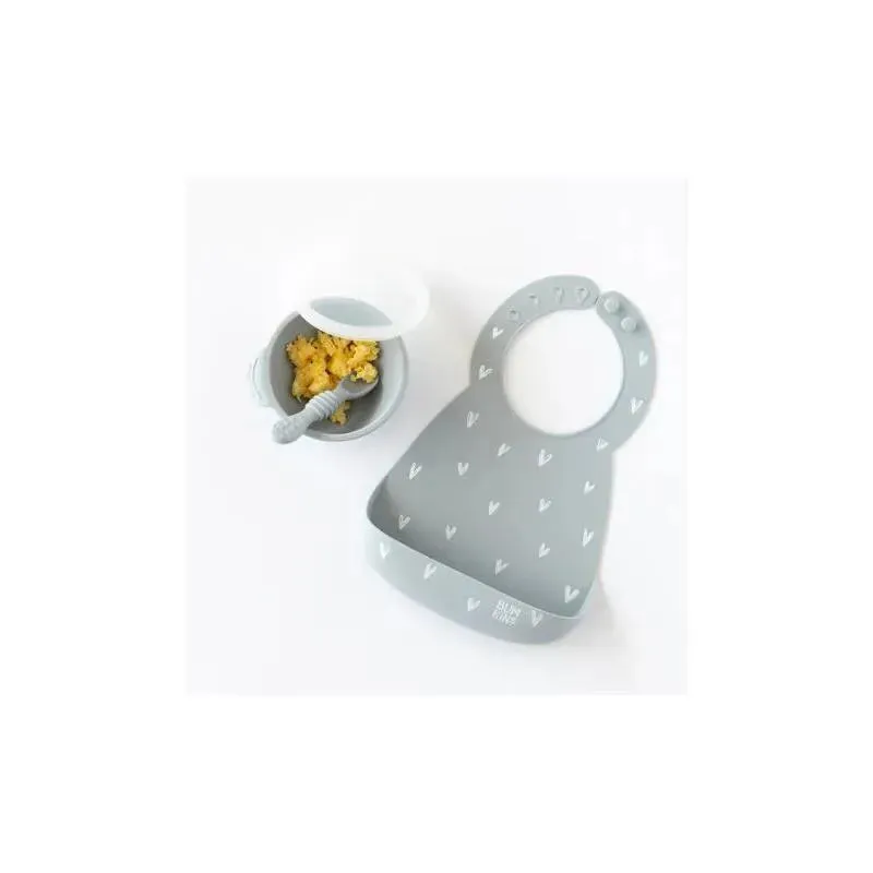 Bumkins - Silicone Molded Bib, Hearts - Image 4