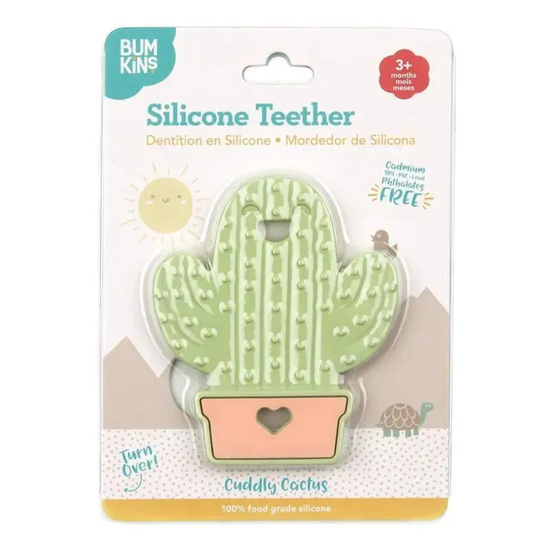 Bumkins Silicone Teether - Cactus - Image 4