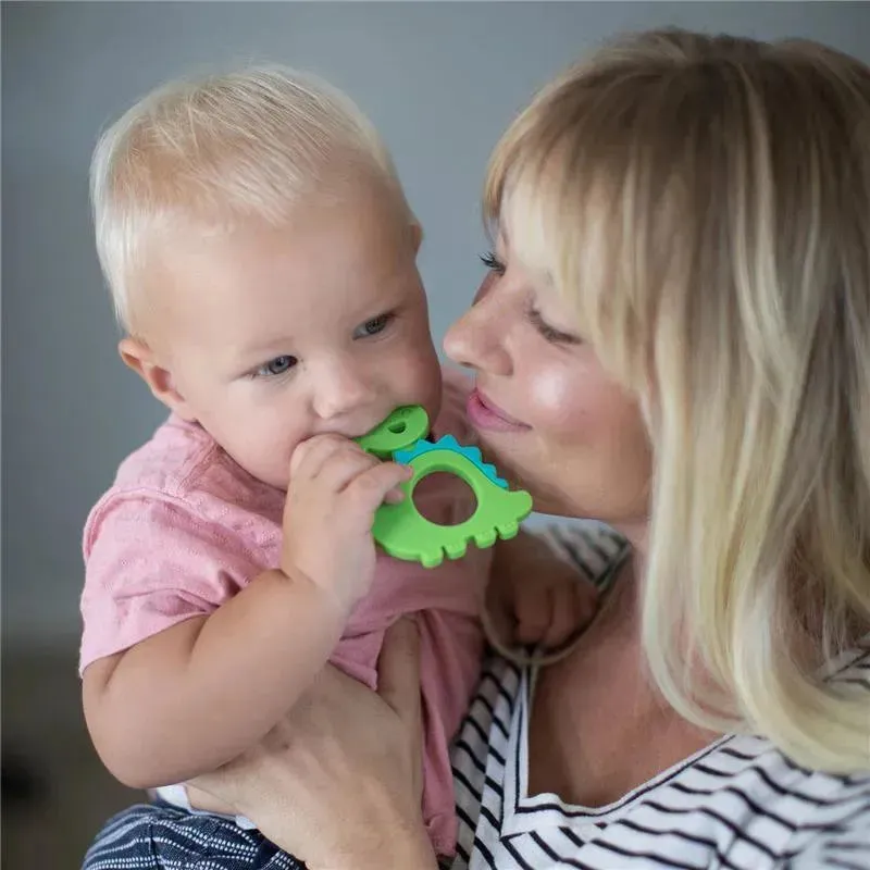 Bumkins Silicone Teether - Dinosaur - Image 5