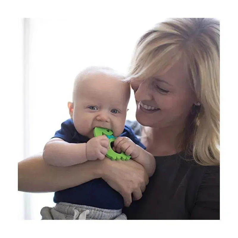 Bumkins Silicone Teether - Dinosaur - Image 6