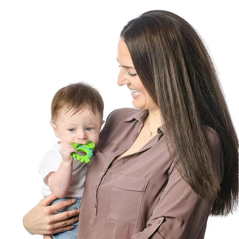 Bumkins Silicone Teether - Dinosaur - Image 7
