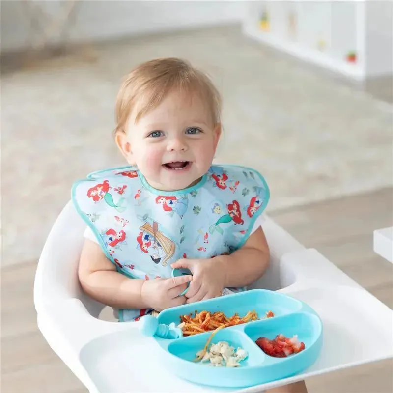 Bumkins Superbib 3 Pack: Magical World , Ariel And Jasmine - Image 2