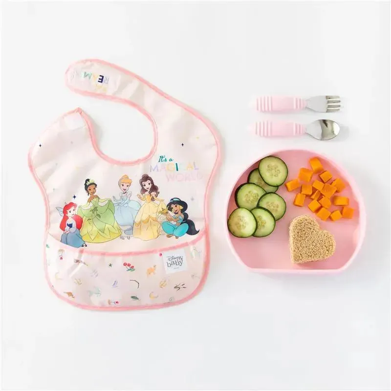 Bumkins Superbib 3 Pack: Magical World , Ariel And Jasmine - Image 4