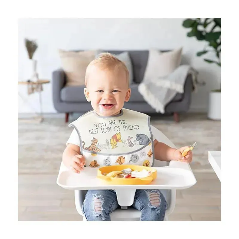 Bumkins - Disney Superbib, 3 Pk, Pooh Bear And Friends - Image 2