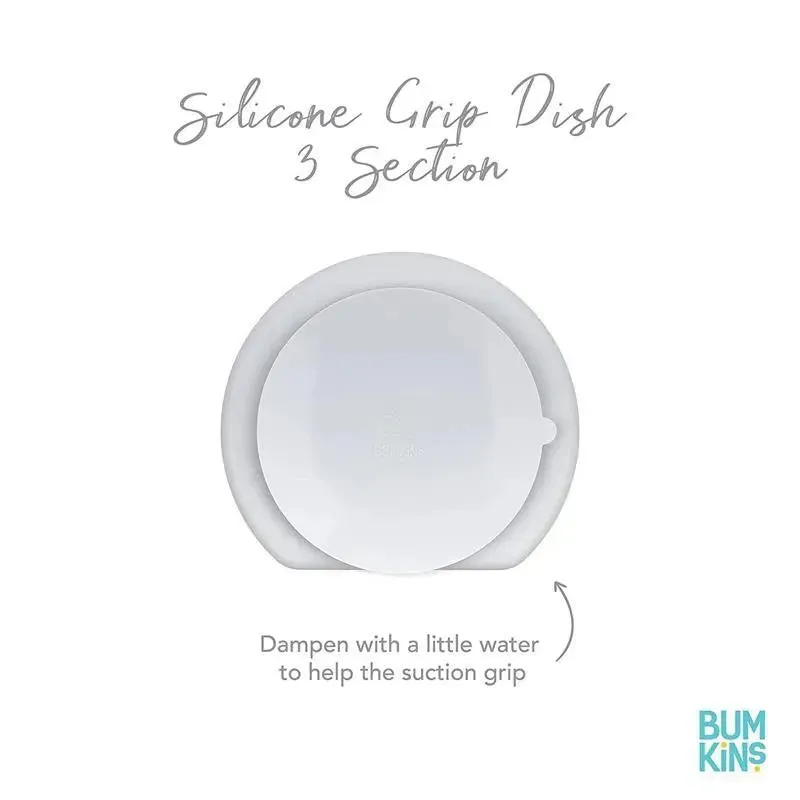 Bumkins - Toddler and Baby Suction Plates, Gray - Image 3