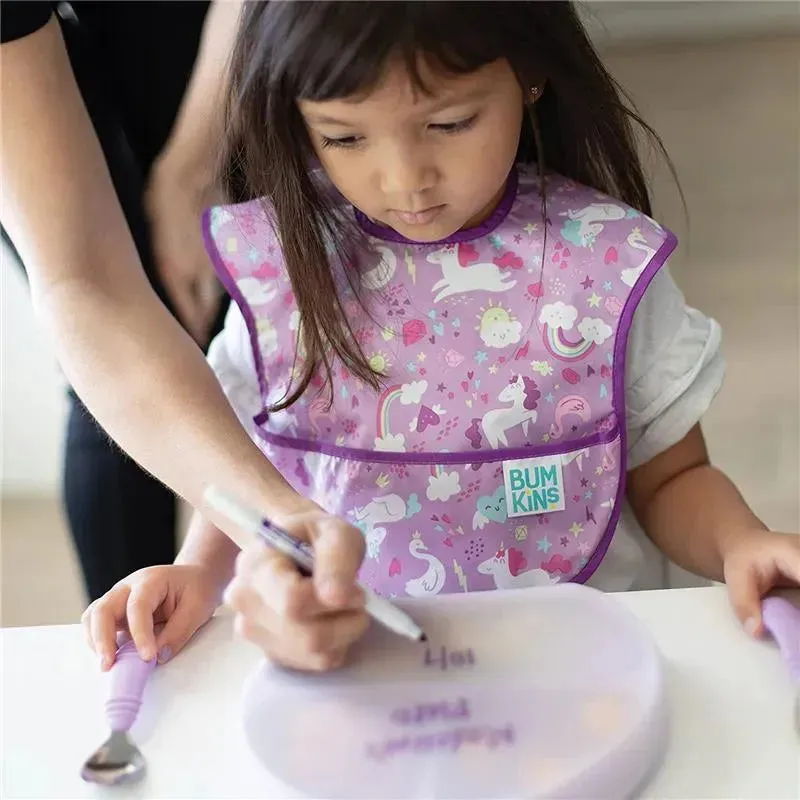 Bumkins - Toddler and Baby Suction Plates, Lavender - Image 2