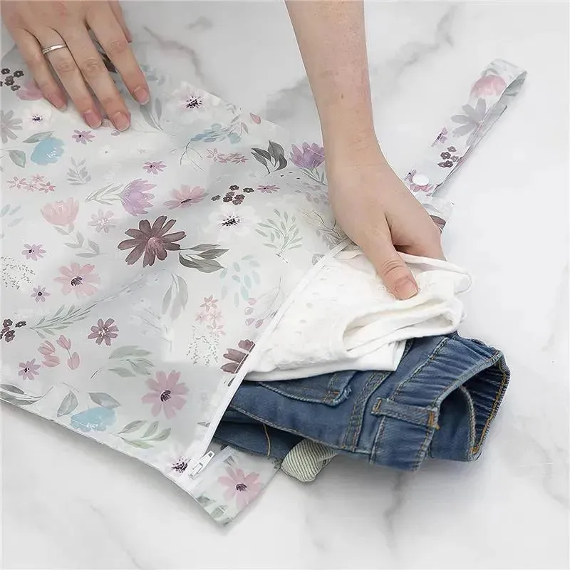 Bumkins - Waterproof Wet Bag, Floral - Image 2