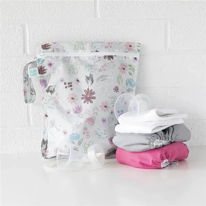 Bumkins - Waterproof Wet Bag, Floral - Image 4