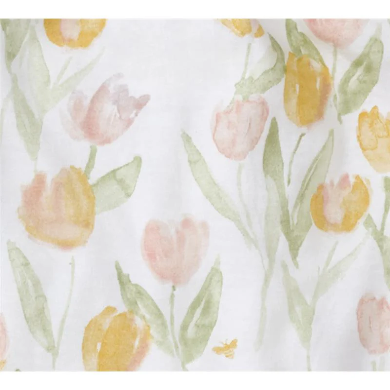 Burts Bees 2Pk Tulip Field Bubble Romper Set - Image 4