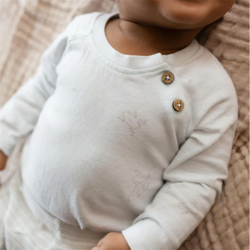 Burts Bees 3Pk Frog Baby Boy Bodysuit & Pants Set - Image 5