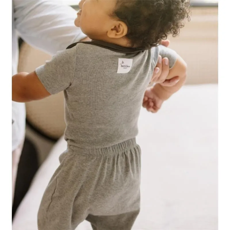 Burts Bees - 3Pk Organic Cotton Baby Harem Pants, Midnight - Image 2
