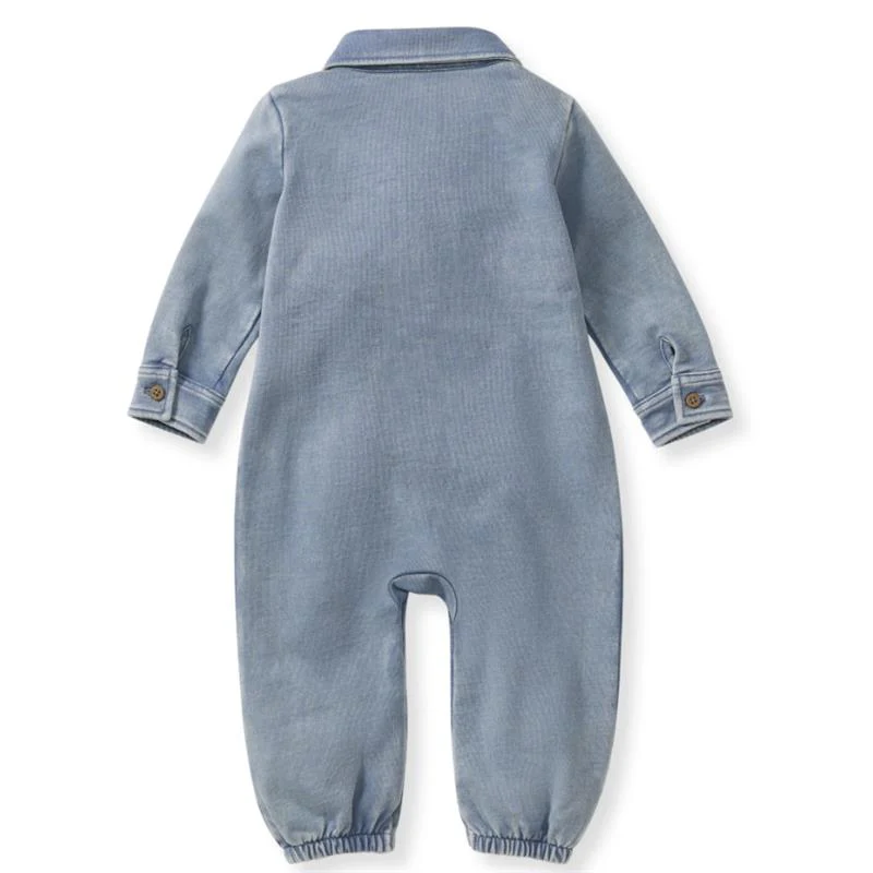 Burts Bees - Acid Wash Infant Jumpsuit Flint - Image 2