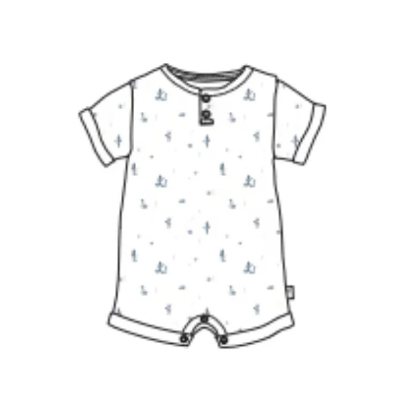 Burts Bees - Baby Desert Life Romper Fossil