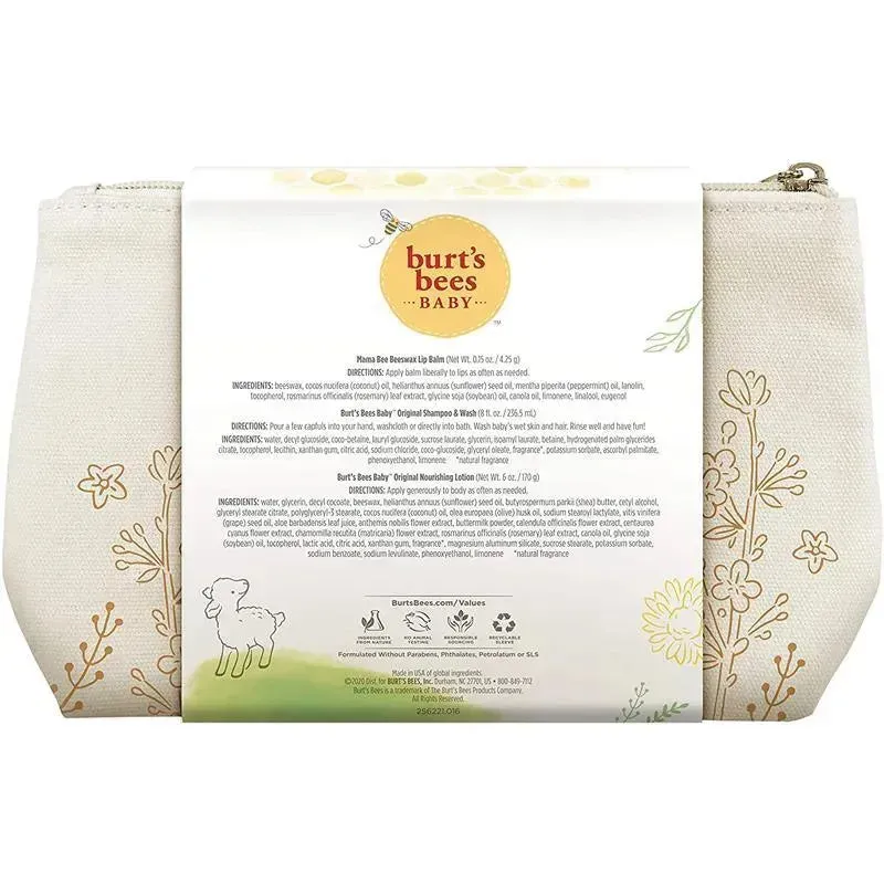 Burt's Bees Baby Joyful Moments Gift Set, Baby Gift Set With Baby Shampoo Wash, Lotion and Lip Balm - Image 10