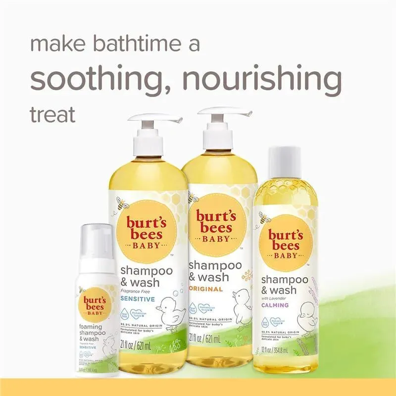 Burt's Bees Baby Joyful Moments Gift Set, Baby Gift Set With Baby Shampoo Wash, Lotion and Lip Balm - Image 8
