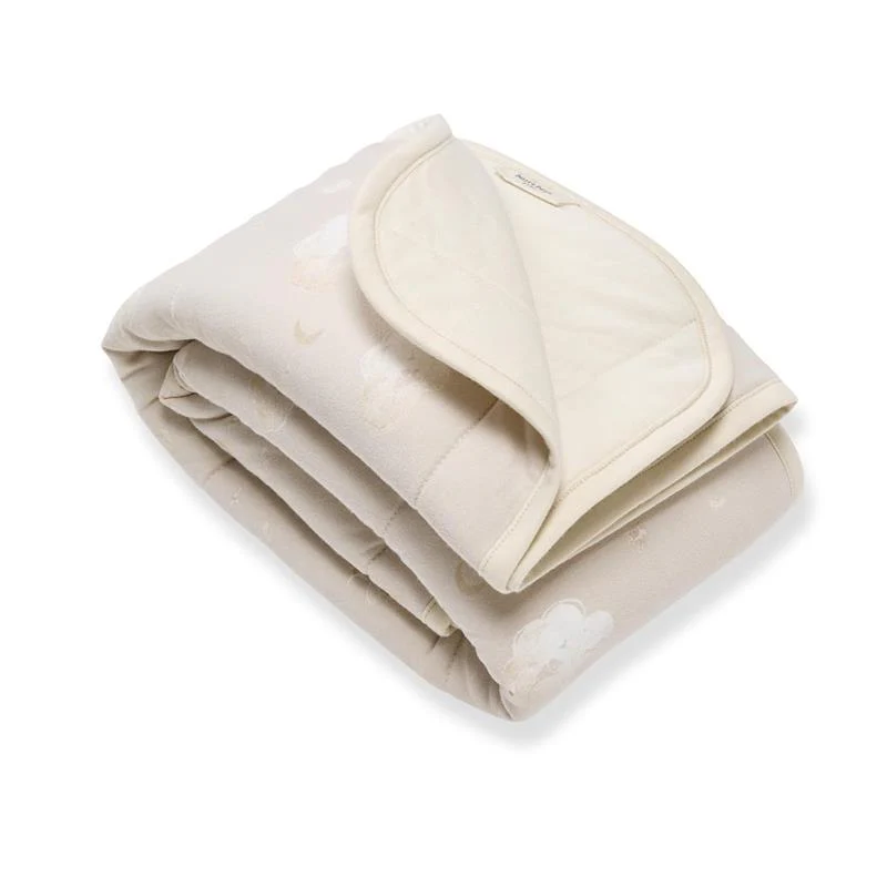 Burt's Bees - Good Night Sky Reversible Blanket, Limestone - Image 5