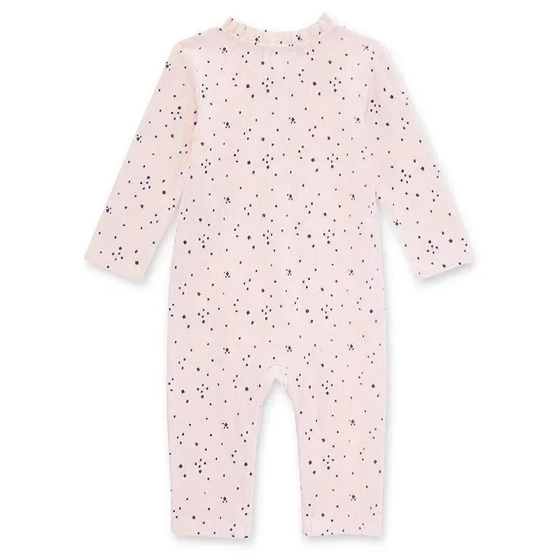 Burts Bees - Ribbed Ditsy Petal Jumpsuit, Dawn - Image 2