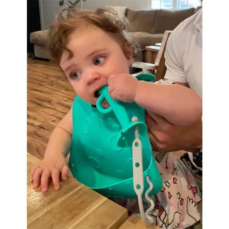 Busy Baby - Busy Baby Bungee Bib | Spearmint - Image 3