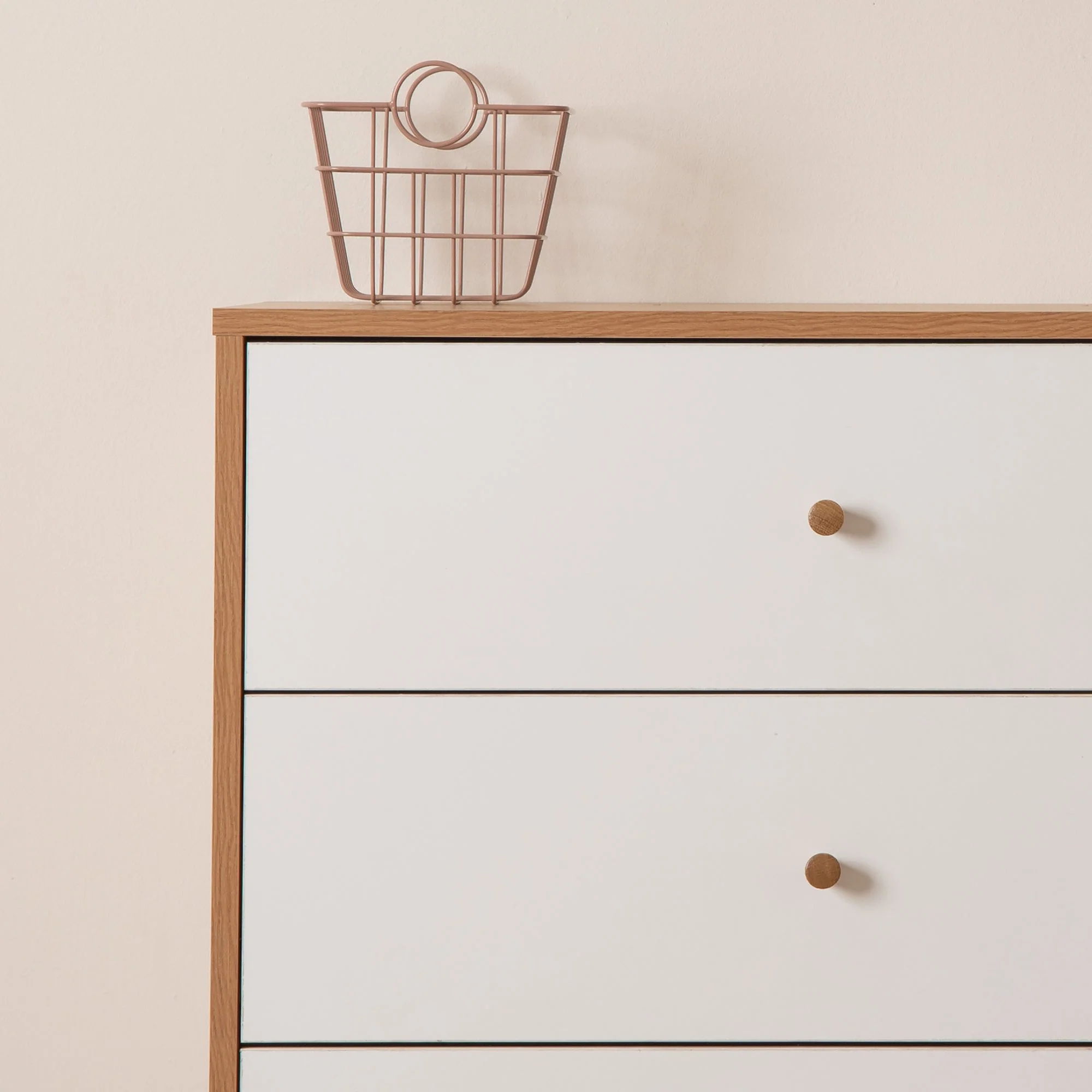 Central Park 3-Drawer, Two Shelf Nursery Dresser - Image 8