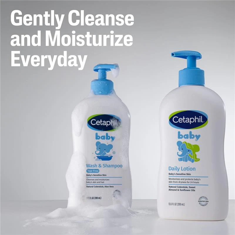 Cetaphil Baby Wash & Shampoo 13.5 Oz - Image 4
