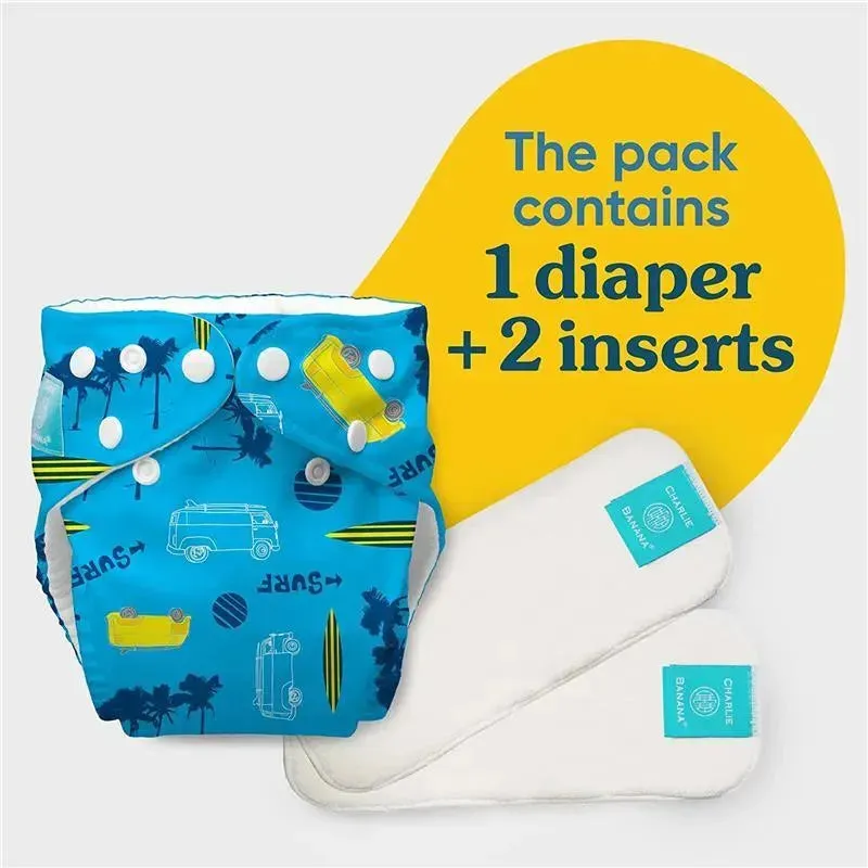 Charlie Banana - Malibu Baby Washable and Reusable Cloth Diapers - Image 2