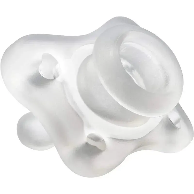 Chicco - 2 Pk Physioforma Silicone Mini Orthodontic Pacifier Clear, 0/2M - Image 3