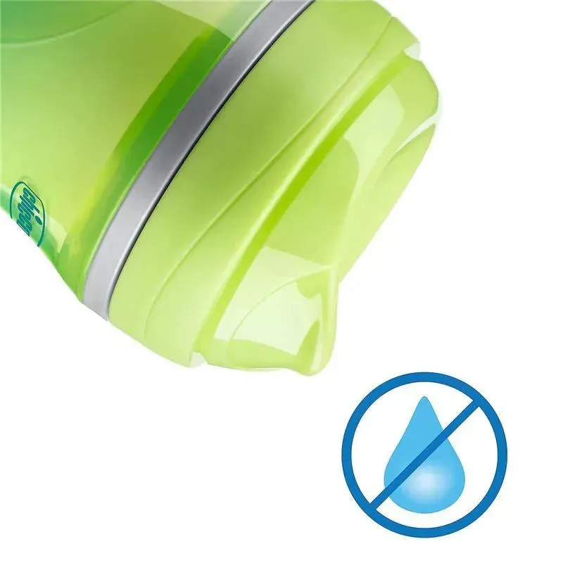 Chicco - 2Pk Insulated Rim Spout Trainer Sippy Cup 9Oz. Green/Teal Ombre - Image 3