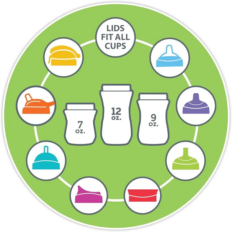 Chicco - 360° Spoutless Rim Trainer Sippy Cup 9M+ | Green - Image 4