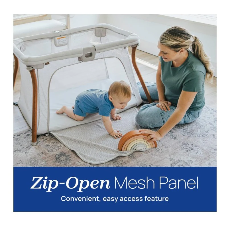 Chicco Alfa Lite Nest Lightweight Travel Playard, Serene - Image 9