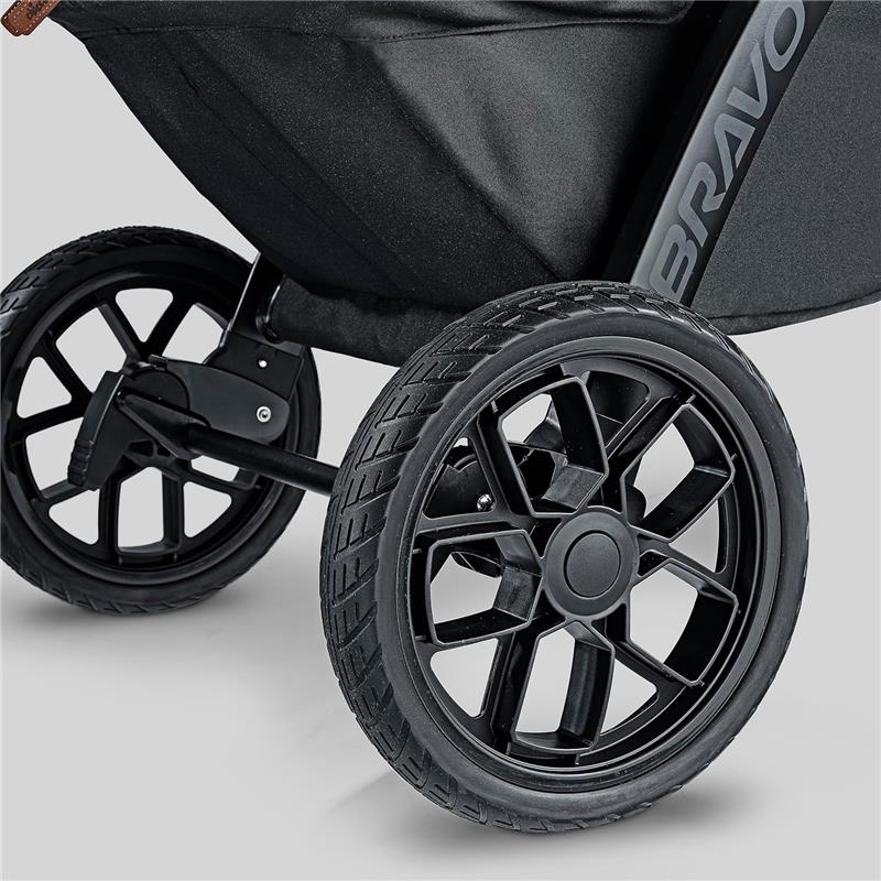 Chicco - Bravo Primo ClearTex Trio Travel System, Somerset/Black - Image 3