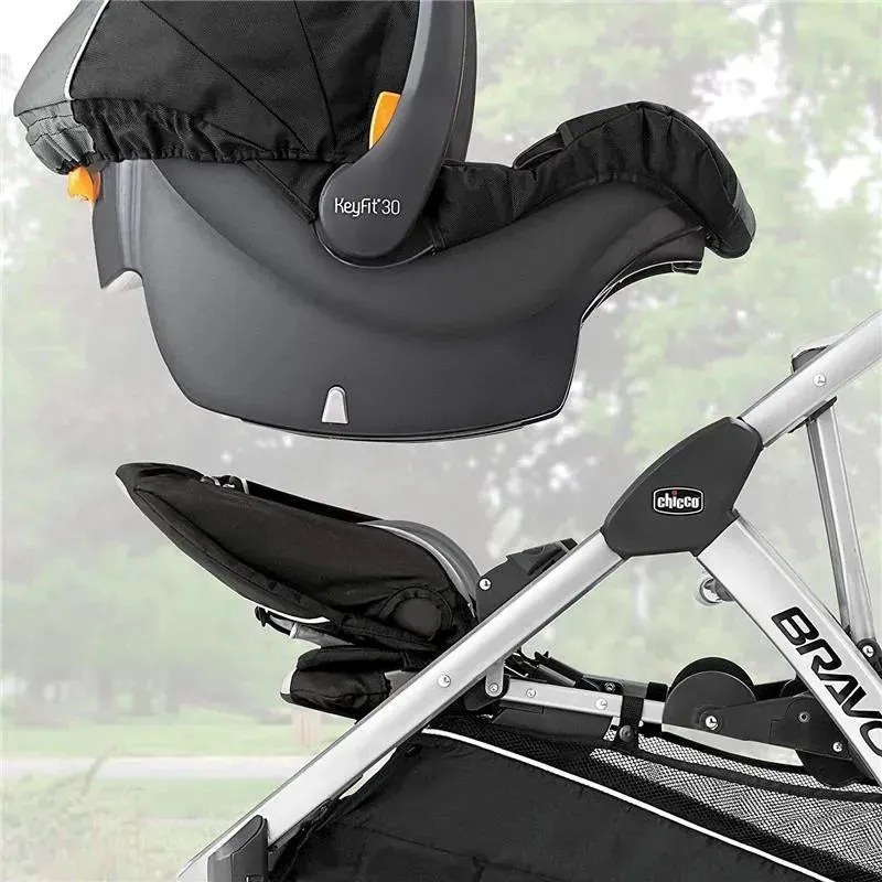 Chicco BravoFor2 Standing/Sitting Double Stroller, Iron - Image 4