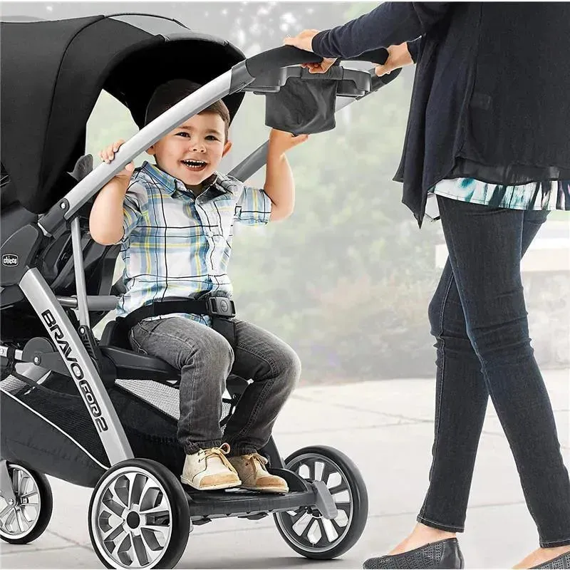 Chicco BravoFor2 Standing/Sitting Double Stroller, Iron - Image 5
