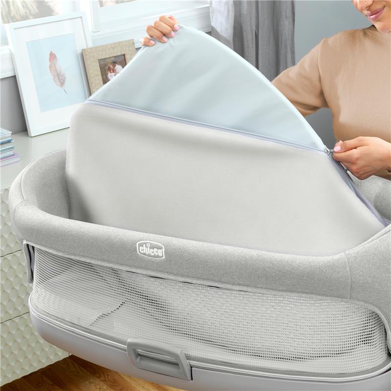 Chicco Close to You 3-in-1 Bassinet, Bedside Sleeper and Changing Table with Storage Organizer, Dove - Image 8