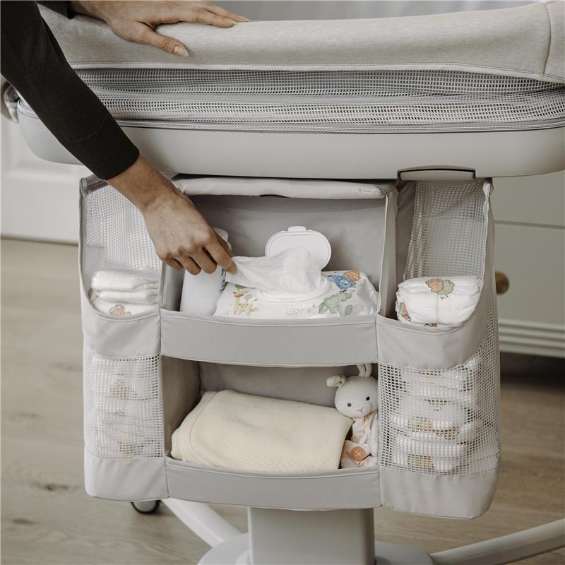 Chicco Close to You 3-in-1 Bassinet, Bedside Sleeper and Changing Table with Storage Organizer, Dove - Image 9