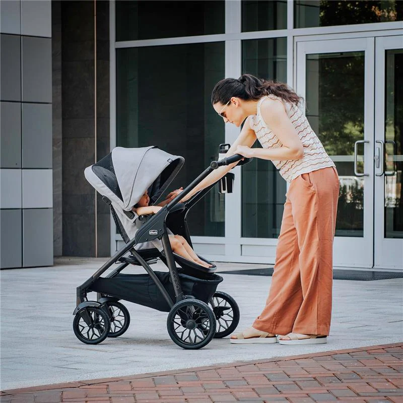 Chicco Corso LE ClearTex Modular Travel System with Corso LE Stroller & KeyFit Max ClearTex Infant Car Seat and Base, Canyon - Image 14