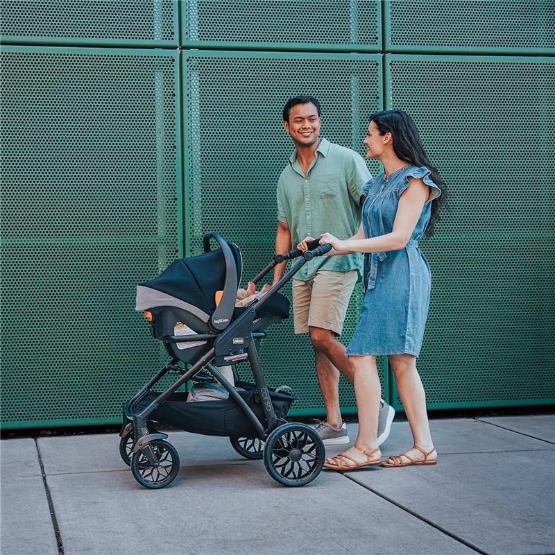Chicco Corso LE ClearTex Modular Travel System with Corso LE Stroller & KeyFit Max ClearTex Infant Car Seat and Base, Canyon - Image 16