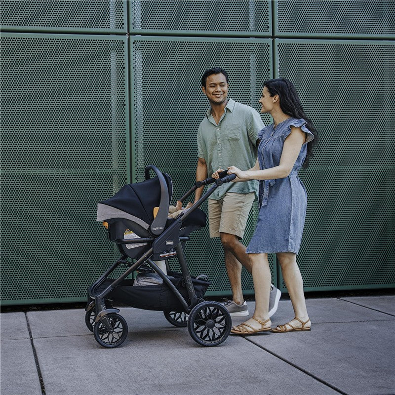 Chicco Corso LE ClearTex Modular Travel System with Corso LE Stroller & KeyFit Max ClearTex Infant Car Seat and Base, Canyon - Image 3