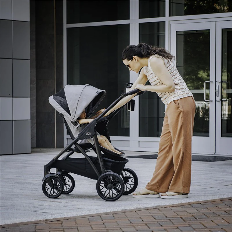 Chicco Corso LE ClearTex Modular Travel System with Corso LE Stroller & KeyFit Max ClearTex Infant Car Seat and Base, Canyon - Image 4