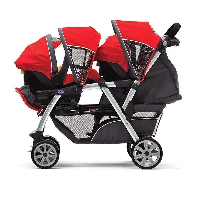 Chicco Cortina Together Double Stroller, Minerale - Image 4