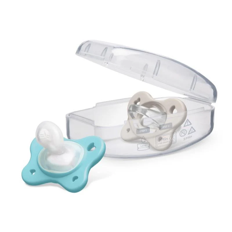 Chicco Feeding - Physioforma Dual Soft Pacifier Pearl/Sky 2-6M, 2Pk - Image 7