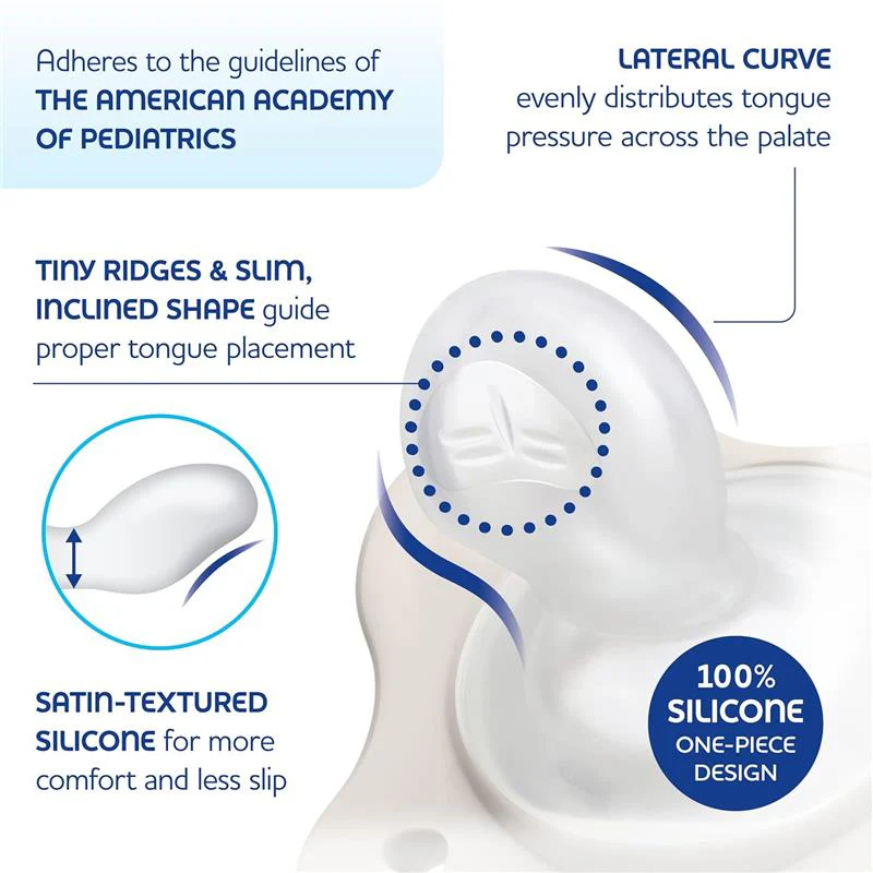 Chicco Feeding - Physioforma Dual Soft Pacifier Seafoam 0-2M, 2Pk - Image 2