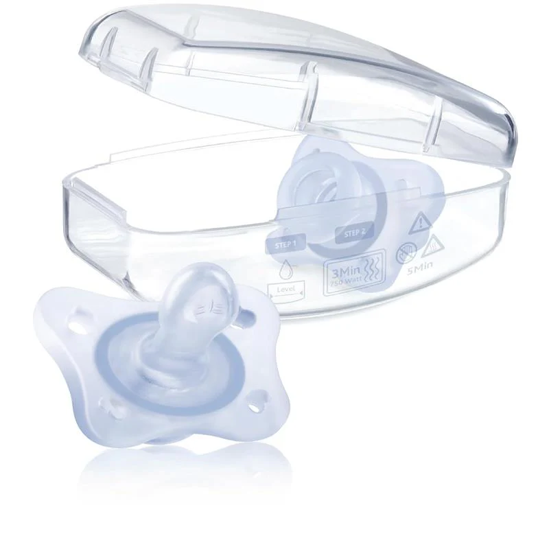Chicco Feeding - Physioforma Mini Orthodontic Pacifier 0-2M 2Pk, Blue - Image 4